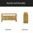 4-Door Sideboard, Modern Minimalist Solid Wood Veneer Sideboard With Open Shelf, Natural Wood Grain, Large Capacity Storage Console For Living Room, Hallway, Dining-1983451020-1983451011