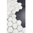 Bianco Dolomite 2" Hexagon Glossy