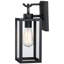Schlesinger Matte Black Outdoor Wall Lantern-891558574