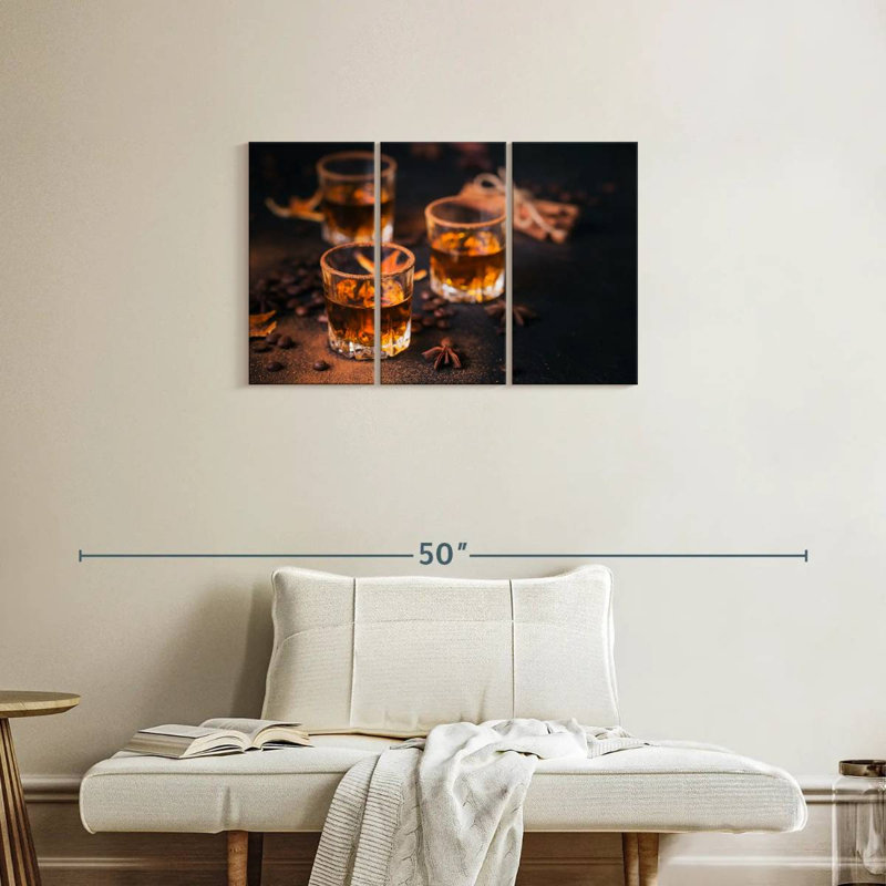 Yarlin Whiskey Shots, 20" H x 33" W