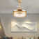 42" Bluetooth Ceiling Fan with Remote Control Retractable Fan