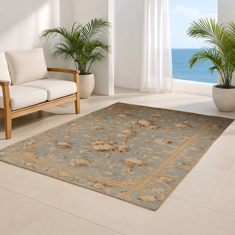 Tapis d'intérieur et d'extérieur gris français, Rectangulaire 8 pi x 10 pi