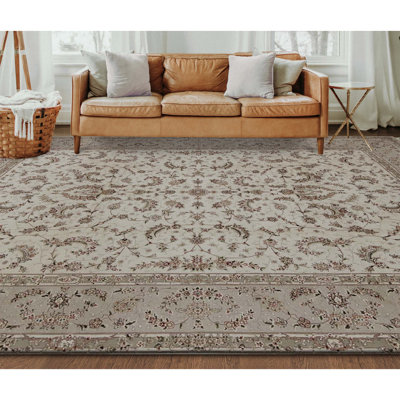 Tapis rectangulaire noué à la main