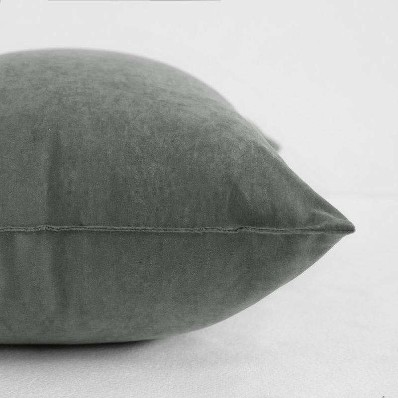 Microfiber Tiny Pillows, Machine Washable - NTBAY, Dark Gray
