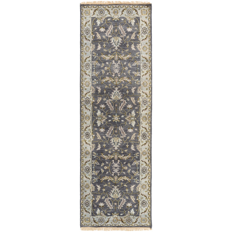 Ostrander Wool Oriental Indoor Rug, Runner 2'6" x 8'