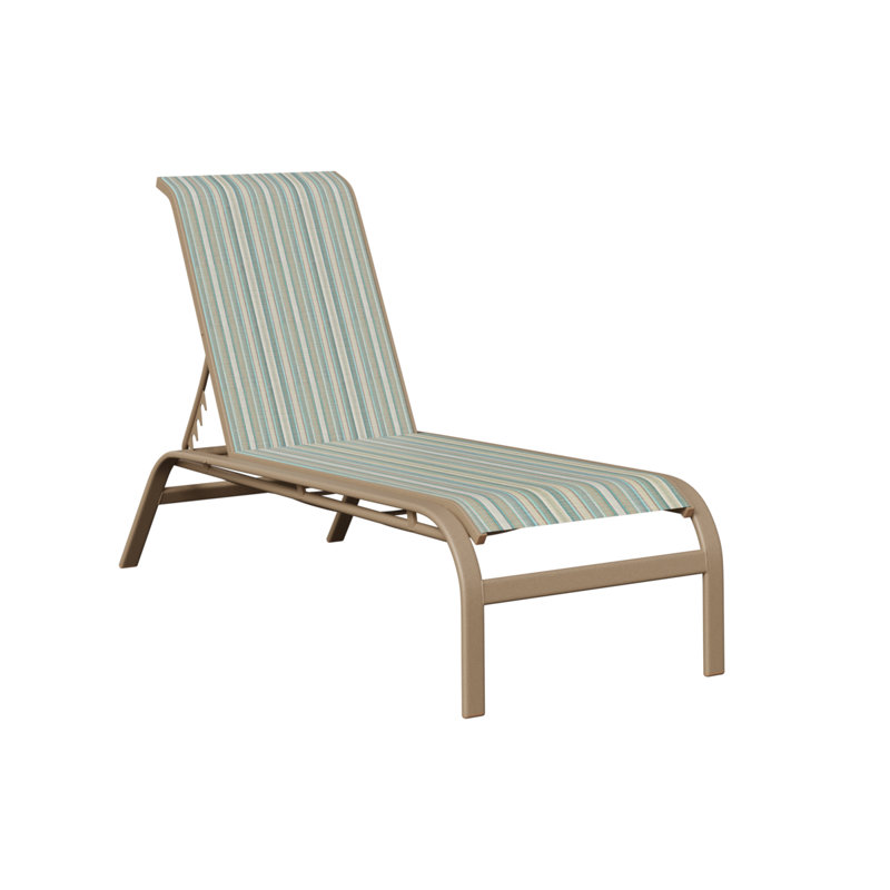 Chaise longue sans accoudoirs Berlin Gardens Murphy, Chêne veiné de bois