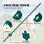 VEVOR Green Metal Line Post