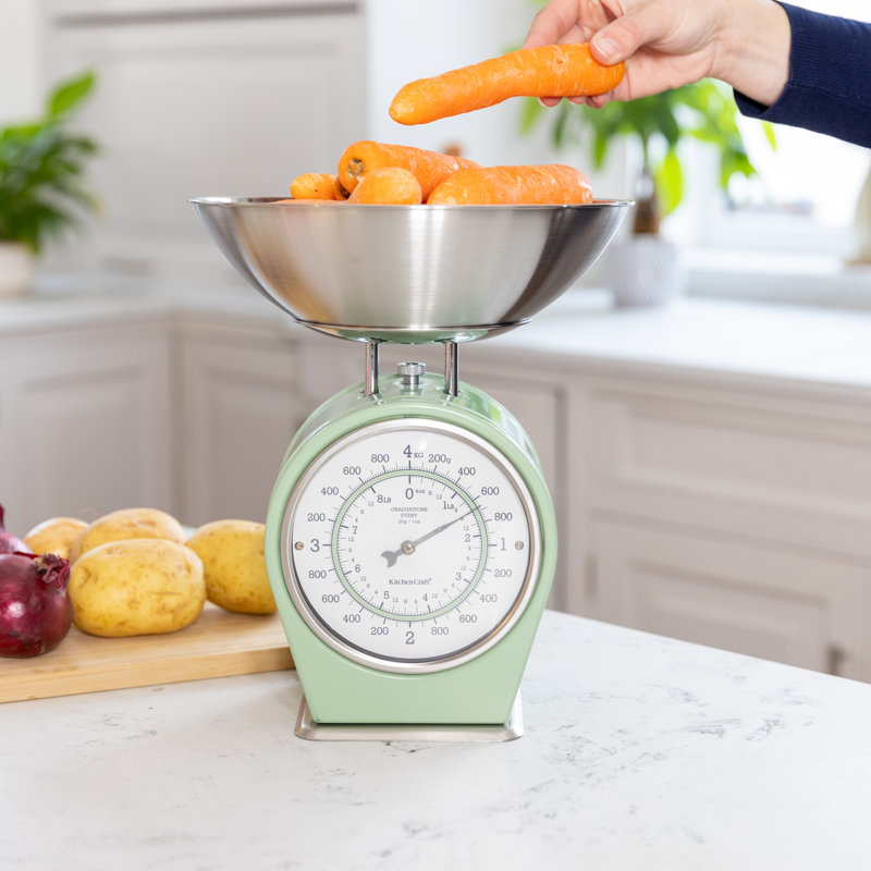 Living Nostalgia Kitchen Scale, Green