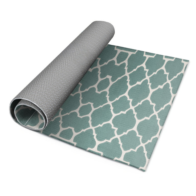 Tapis gris intérieur et extérieur Trellis, Rectangle 9 pi x 12 pi