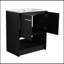 Meuble-lavabo 30 po avec lavabo en céramique, 2 portes à fermeture douce, meuble-lavabo autoportant, contreplaqué-1581610667