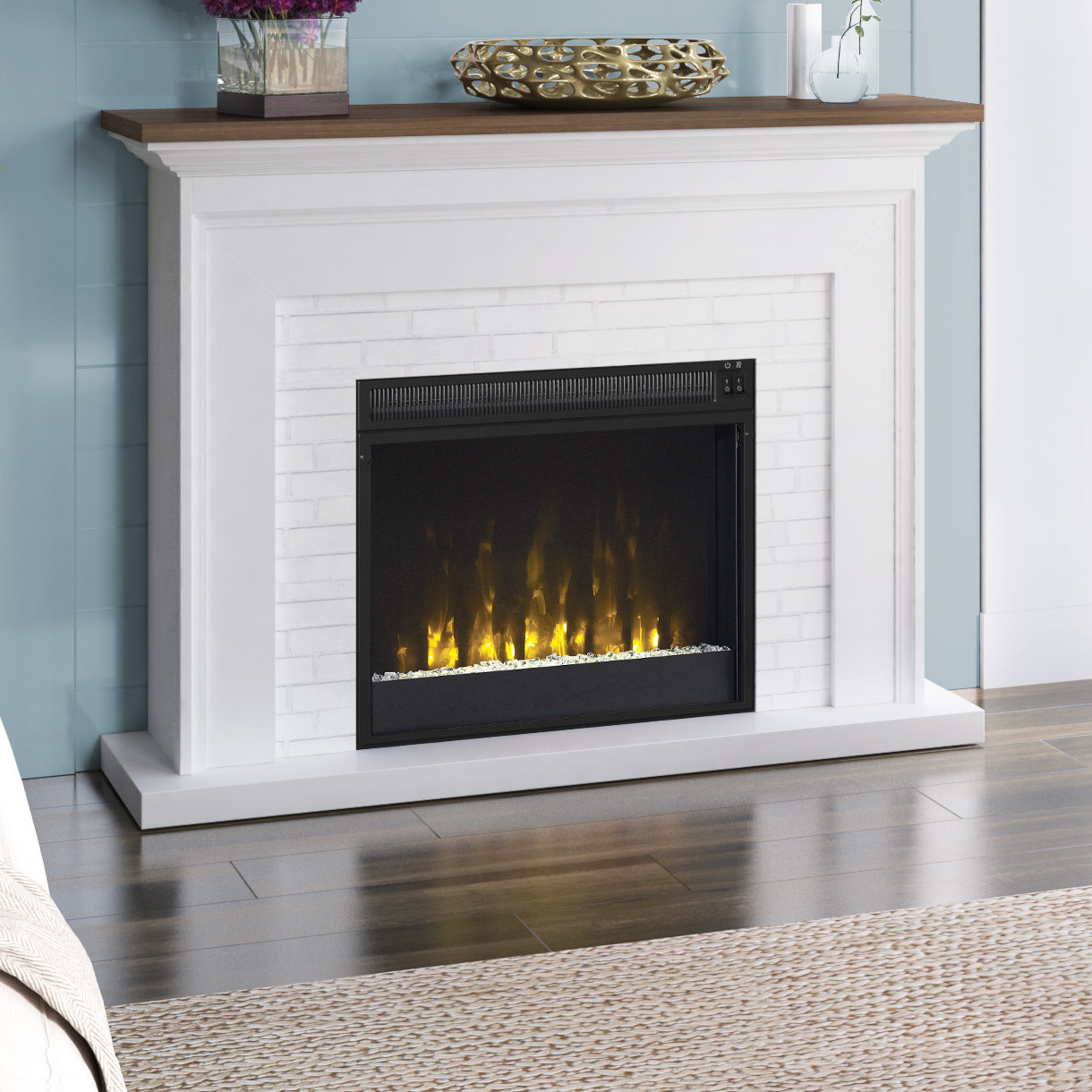 Ellington Circle Electric Fireplace