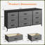 Meuble télé pour commode pour la chambre à coucher, commode longue, commode pour chambre à coucher de 47,2 po Bouchette-67573649