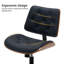 Crosslin Faux Leather Rotation Task Chair-1769191616
