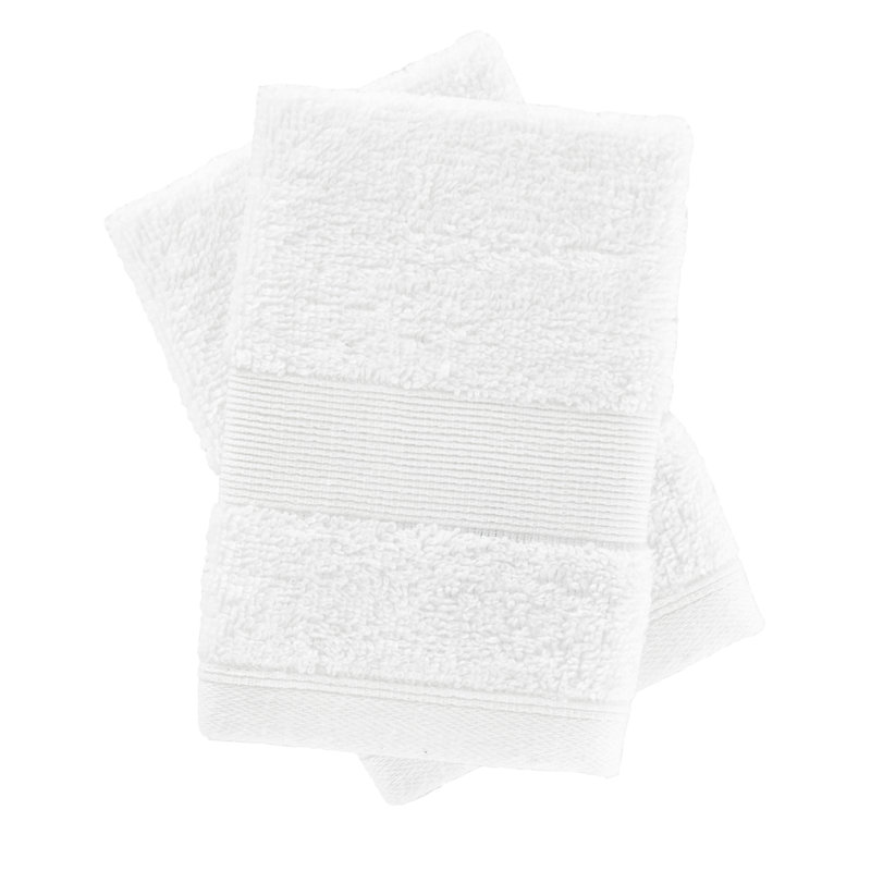 Anti-Bacterial 100% Cotton Towels, White