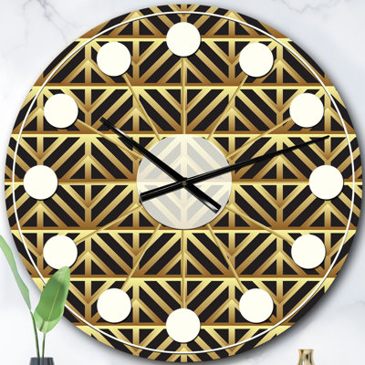 Horloge murale Golden Luxury