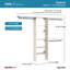 SuiteSymphony Closet System Kit with Top Shelves-107435168