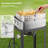 18qt Aluminum Deep Fryer Pot With Basket, Outdoor Fish Fryer Pot With Easy Grip Handle - Lightweight & Durable Rectangular Outdoor Fryer For Frying Fish, French Fries, Chicken Wing