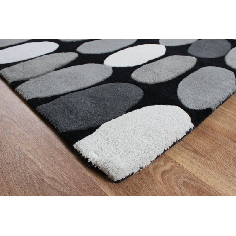 Hargrove Abstract Wool Hand Woven Area Rug, Rectangle 200 x 300cm