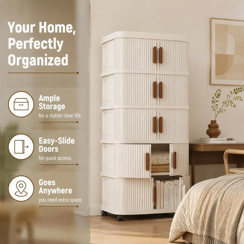 Stackable Storage Boxes 5 Drawer Storage Drawer