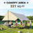 Inflatable Tents For Camping, 8-10 Person Tent With Tpu Skylight, Mesh Windows,stove Jack & Pump, Easy Setup 4 Season Glamping Tent, Waterproof & Windproof