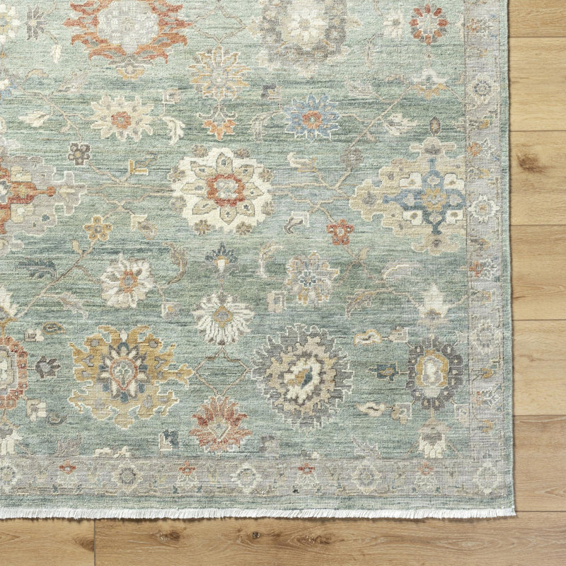 Anatolia Handmade Wool Abstract Area Rug, Rectangle 2' x 3'
