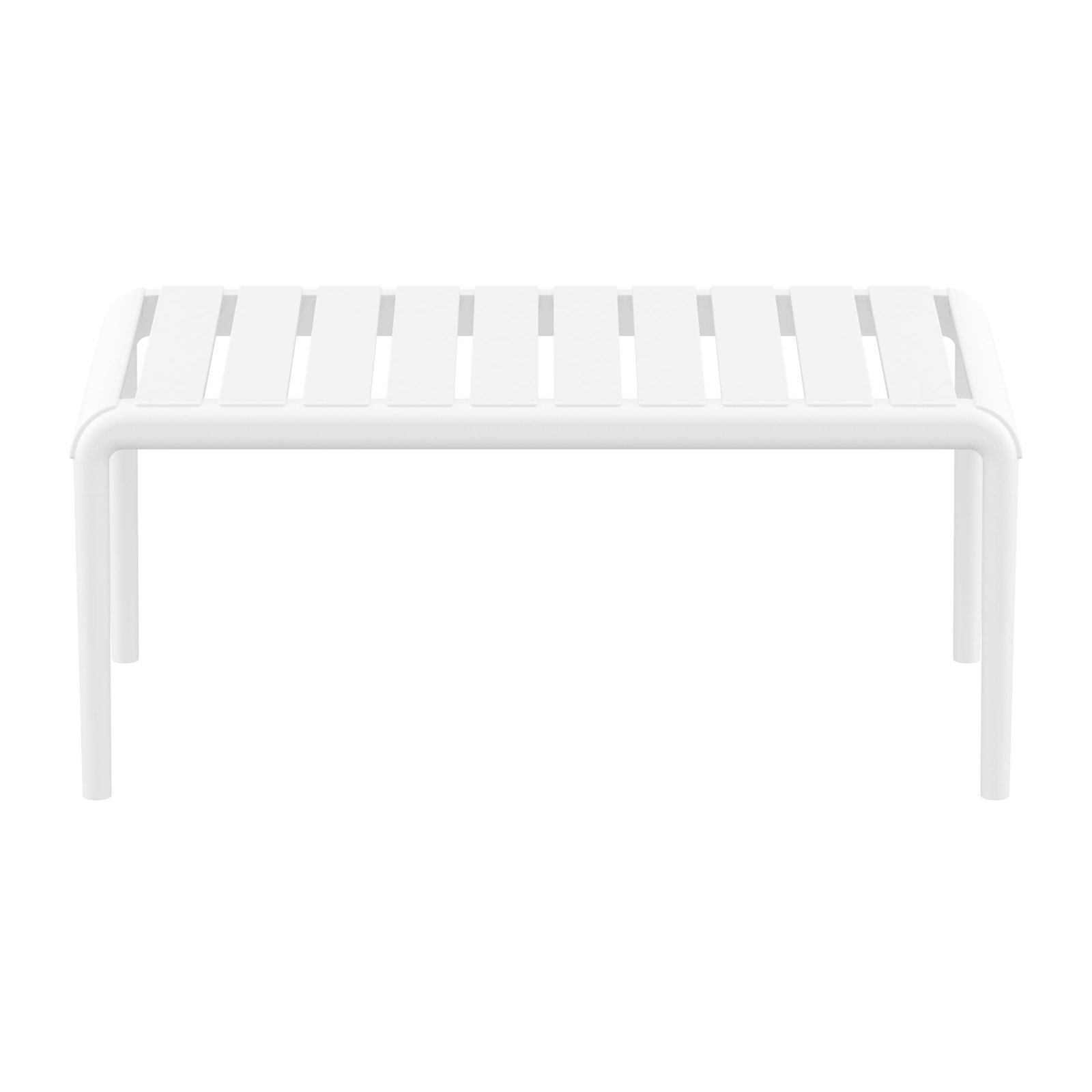 Paris 35'' Outdoor Coffee Table, White