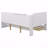 Twin Wood Platform Bed Frame, Storage Headboard, Shelves, 2 Drawers-550000551