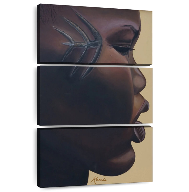 Marque tribale, H 65 po x l 42 po
