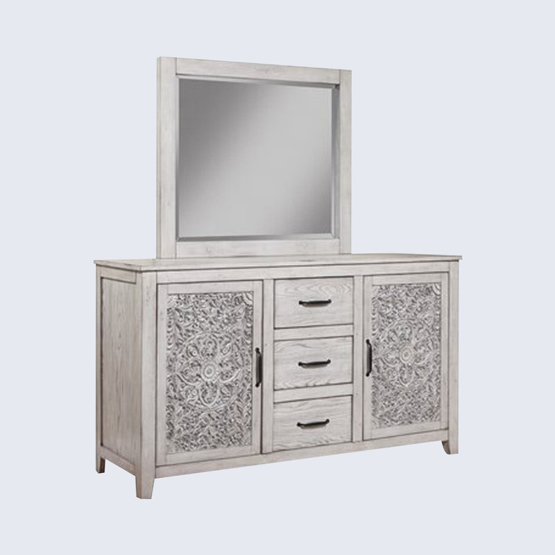 Commode combinée 3 tiroirs Hamar