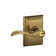 Accent Lever with Addison Trim Keyed Entry Lock