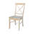 Bellmead Solid Wood Cross Back Side Chair-274613948