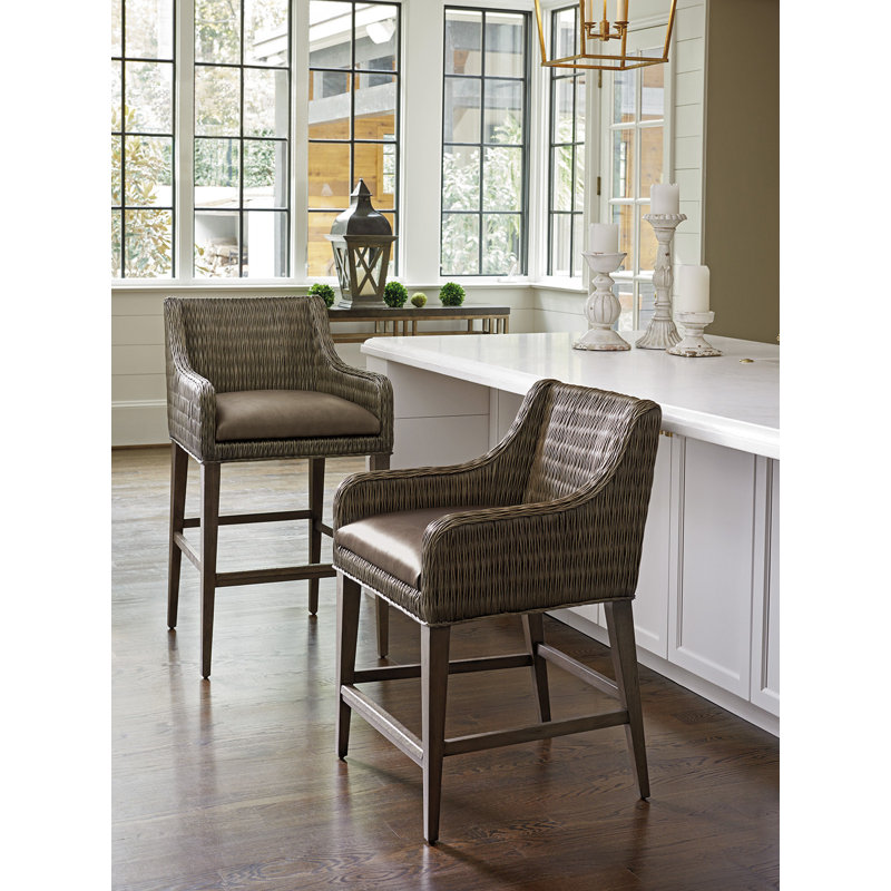Cypress Point Upholstered Stool, Bar Stool (30.25" Seat Height)