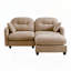 Canapé modulaire en chenille 2 places avec 2 coussins et repose-pieds-808704129-808704135-808704187