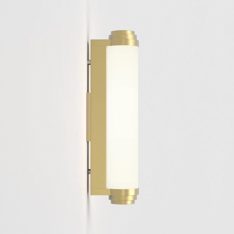 Burlington, 438 Lumens, Matt Gold, 15.75" H x 4.33" W x 4.65" D