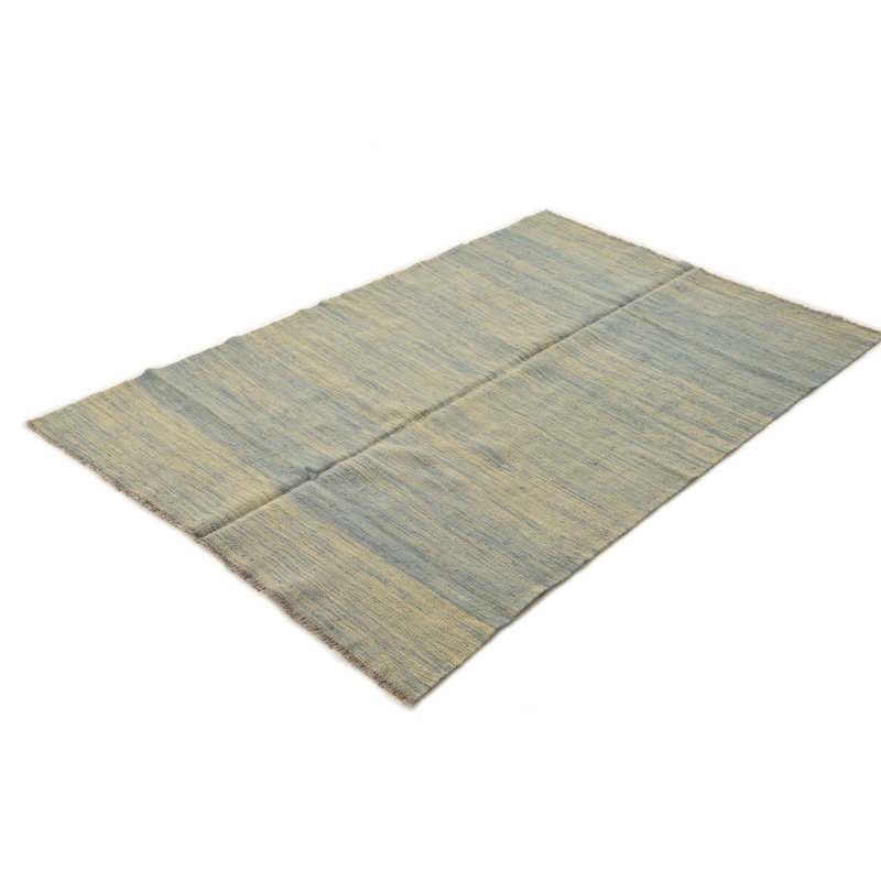 Tapis bleu clair 4 x 6 Pinkerton