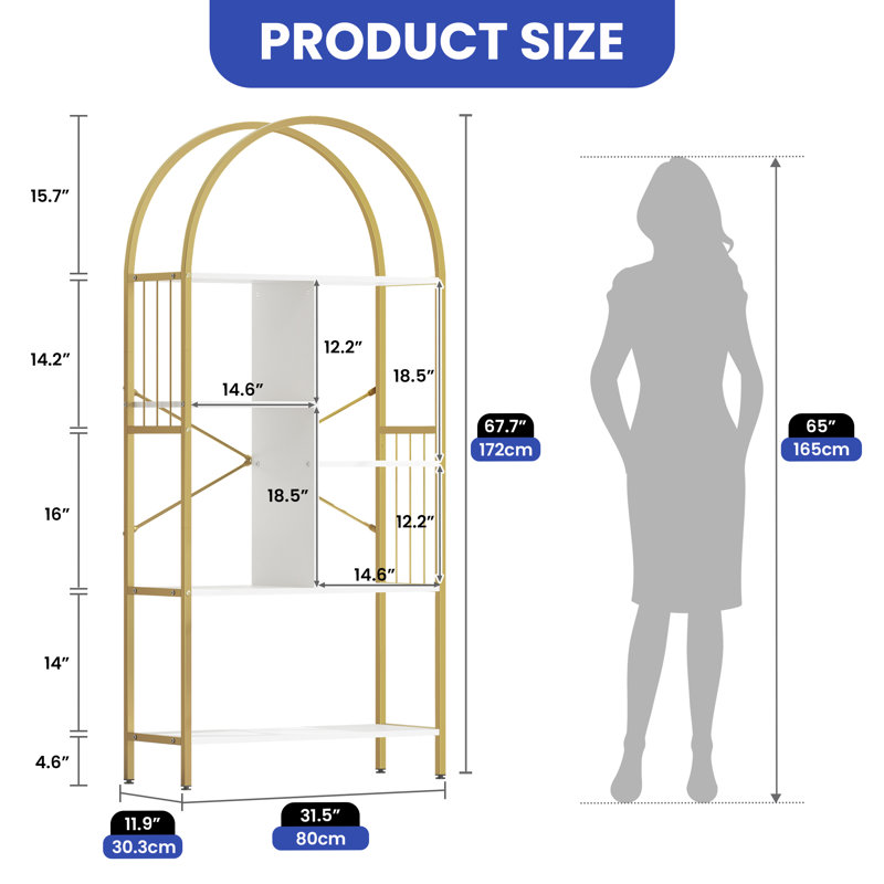 Bridjette Etagere Bookcase
