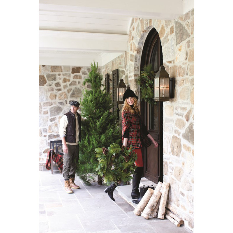 Welles Sienna Outdoor Wall Lantern