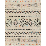 Riad Hand-Knotted Neutral/Black Area Rug