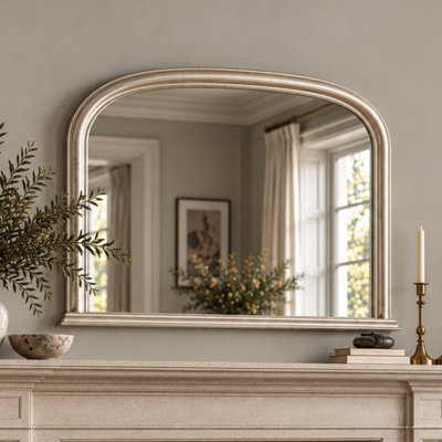 Lynn Arched Overmantle Mirror