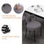 Chaises d'appoint rembourrées avec structure en fer-380601327