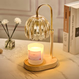 Candle Warmer Lamp with Timer Dimmer Adjustable Height for Home