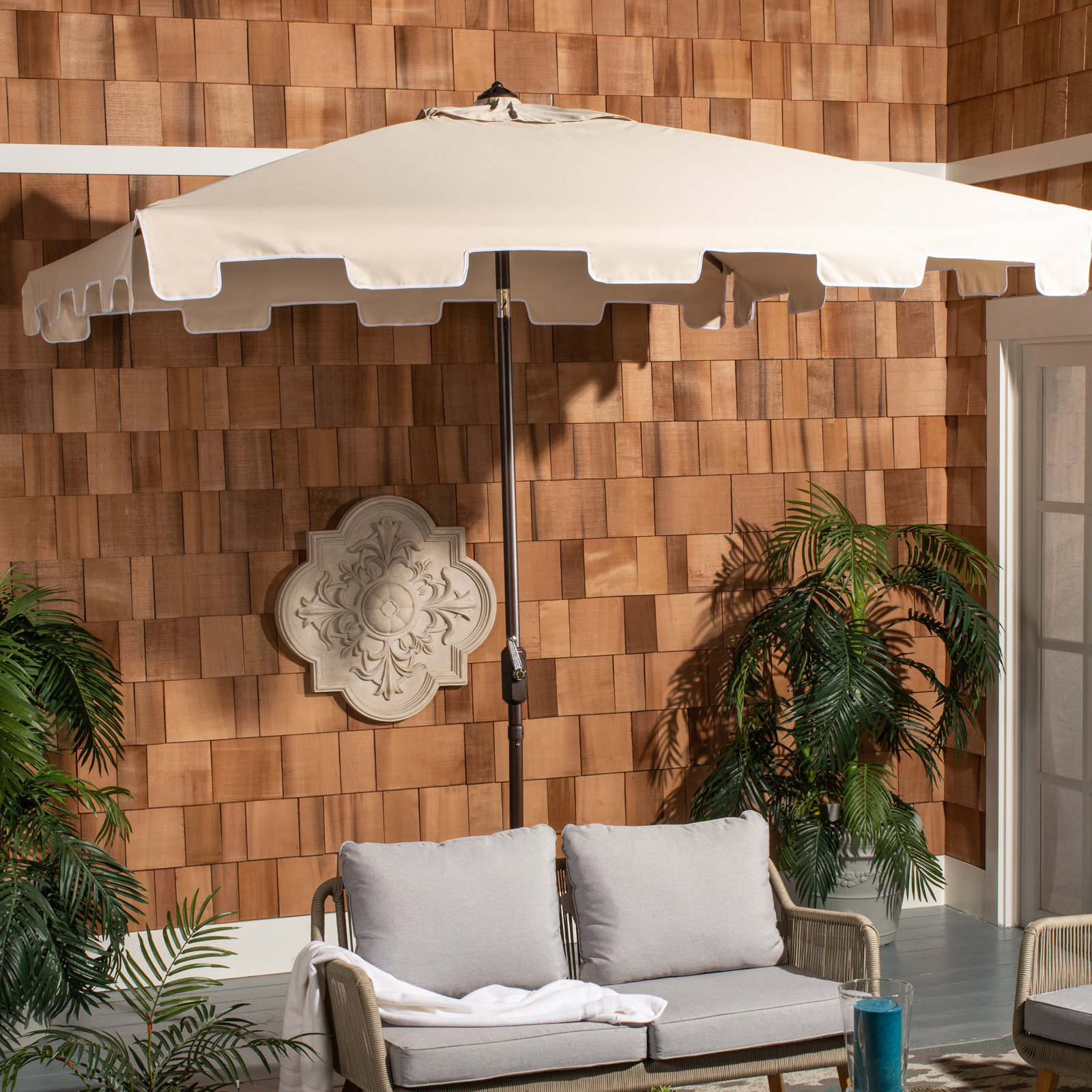 Towerside 7.5' Umbrella, Beige
