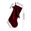 Chaussette de Noël classique en velours-1743286505