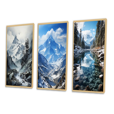 " Canada Majestic Peaks " 3 - Pieces