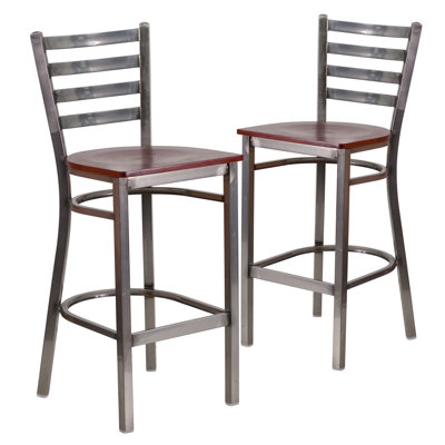 Tabourets de bar en métal Loughran