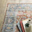Tapis antidérapant rouille / bleu Goreville-1688517841
