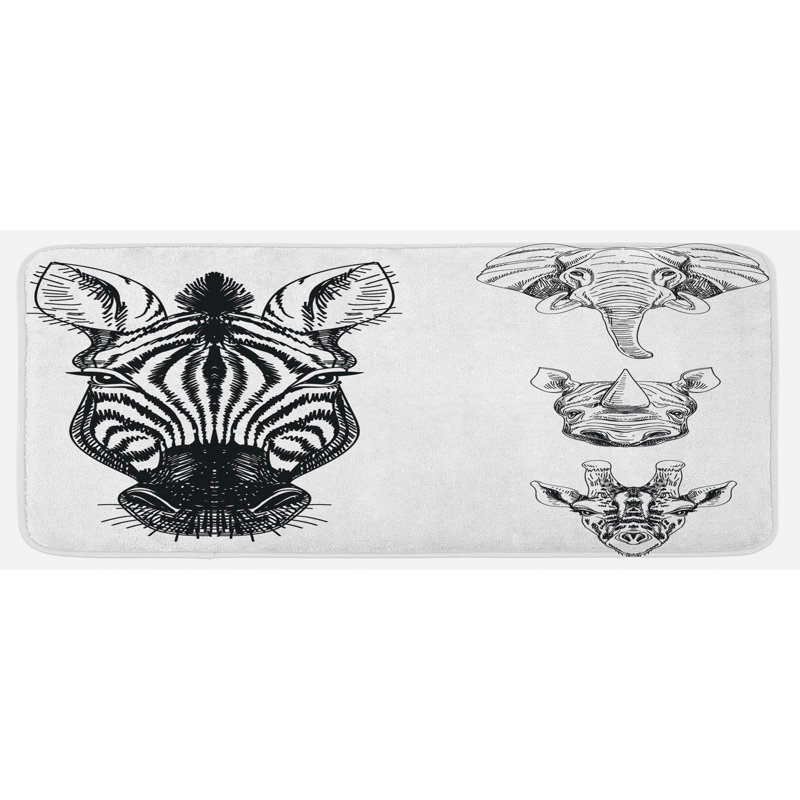 Tapis de cuisine animal