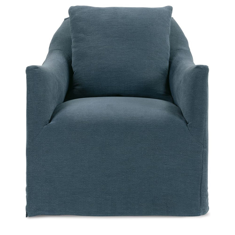 Chaise pivotante à housse Mocha Sumio, Gris