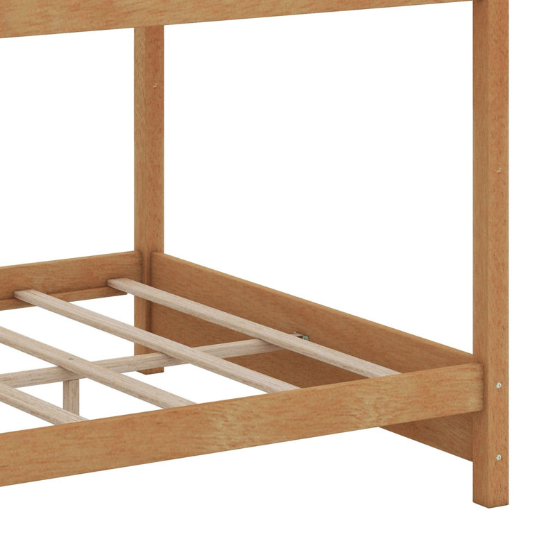 Lit superposé en bois avec échelle, Bois