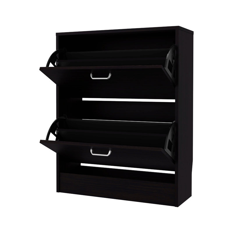 Range-chaussures avec 2 portes basculantes